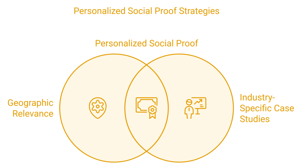 Social proof for lead generation