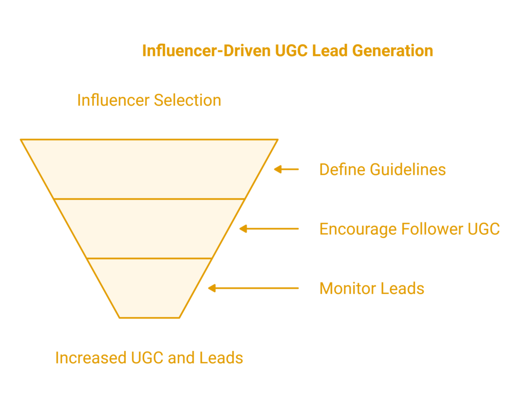 User-generated content lead generation